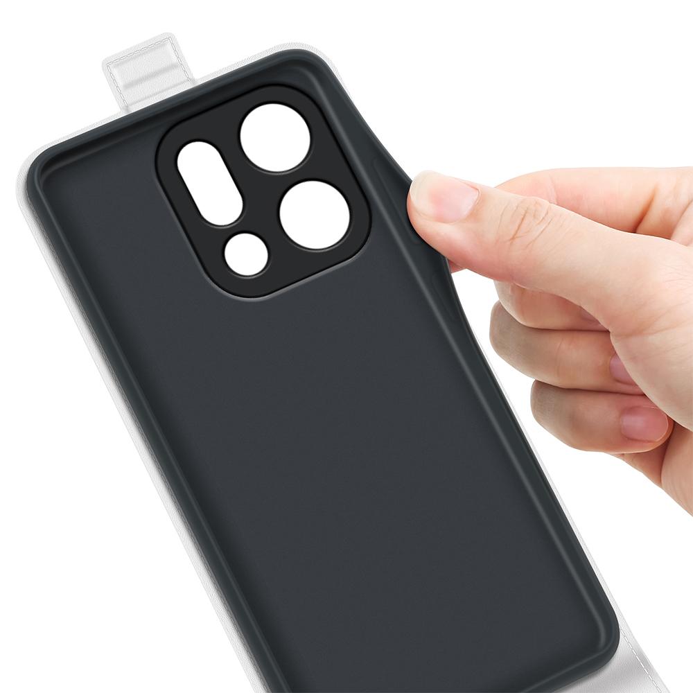 OPPO Find X9 Texture Vertical Flip Leather Wallet Case with Card Slot, PU TPU Shockproof Protective Cover, Anti-Drop Magnetic Folio Phone Case
