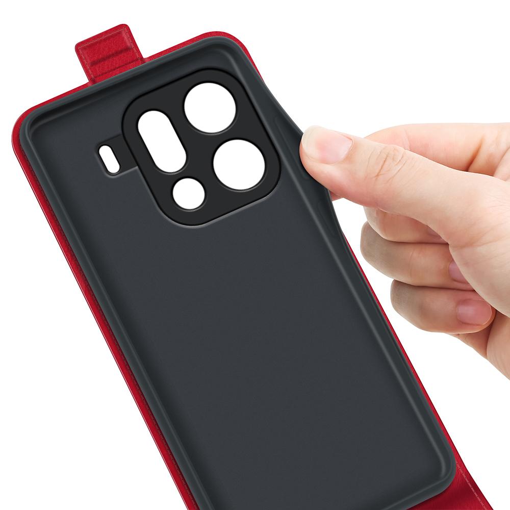 OPPO Find X9 Pro Texture Vertical Flip Leather Wallet Case with Card Slot, PU TPU Shockproof Protective Cover, Anti-Drop Magnetic Folio Phone Case