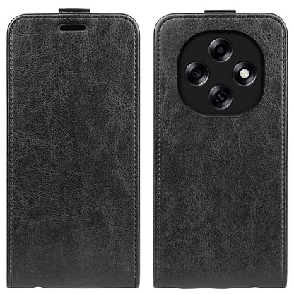 OPPO A6 Pro Texture Vertical Flip Leather Wallet Case with Card Slot, PU TPU Shockproof Protective Cover, Anti-Drop Magnetic Folio Phone Case