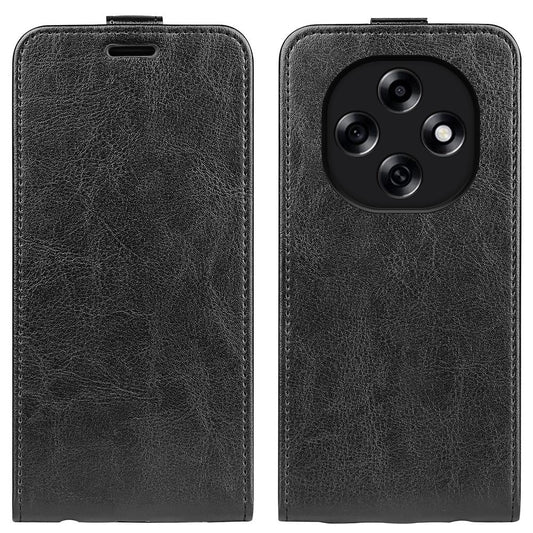 OPPO F31 5G Texture Vertical Flip Leather Wallet Case with Card Slot, PU TPU Shockproof Protective Cover, Anti-Drop Magnetic Folio Phone Case