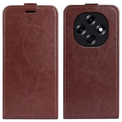 OPPO A6 Pro Texture Vertical Flip Leather Wallet Case with Card Slot, PU TPU Shockproof Protective Cover, Anti-Drop Magnetic Folio Phone Case