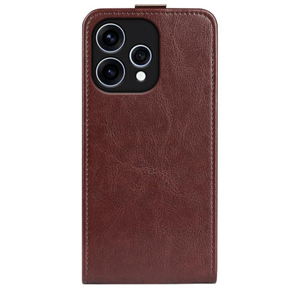 OPPO Reno15 5G Texture Vertical Flip Leather Wallet Case with Card Slot, PU TPU Shockproof Protective Cover, Anti-Drop Magnetic Folio Phone Case