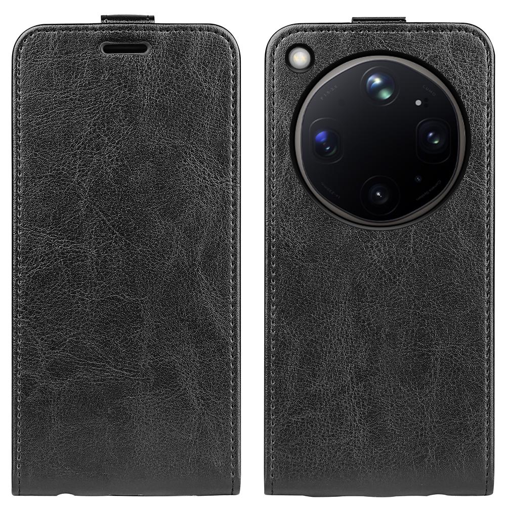 OPPO Find X9 Ultra Texture Vertical Flip Leather Wallet Case with Card Slot, PU TPU Shockproof Protective Cover, Anti-Drop Magnetic Folio Phone Case