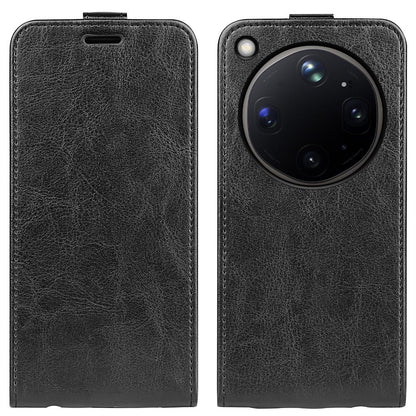 OPPO Find X9 Ultra Texture Vertical Flip Leather Wallet Case with Card Slot, PU TPU Shockproof Protective Cover, Anti-Drop Magnetic Folio Phone Case