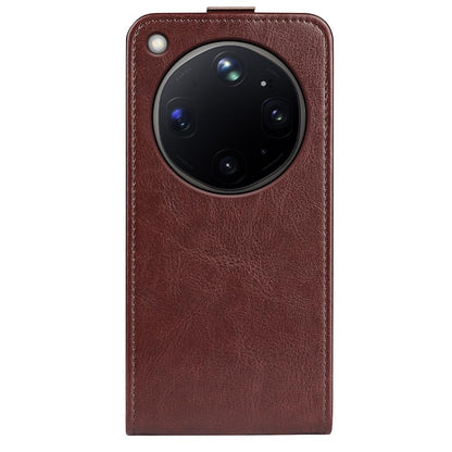 OPPO Find X9 Ultra Texture Vertical Flip Leather Wallet Case with Card Slot, PU TPU Shockproof Protective Cover, Anti-Drop Magnetic Folio Phone Case