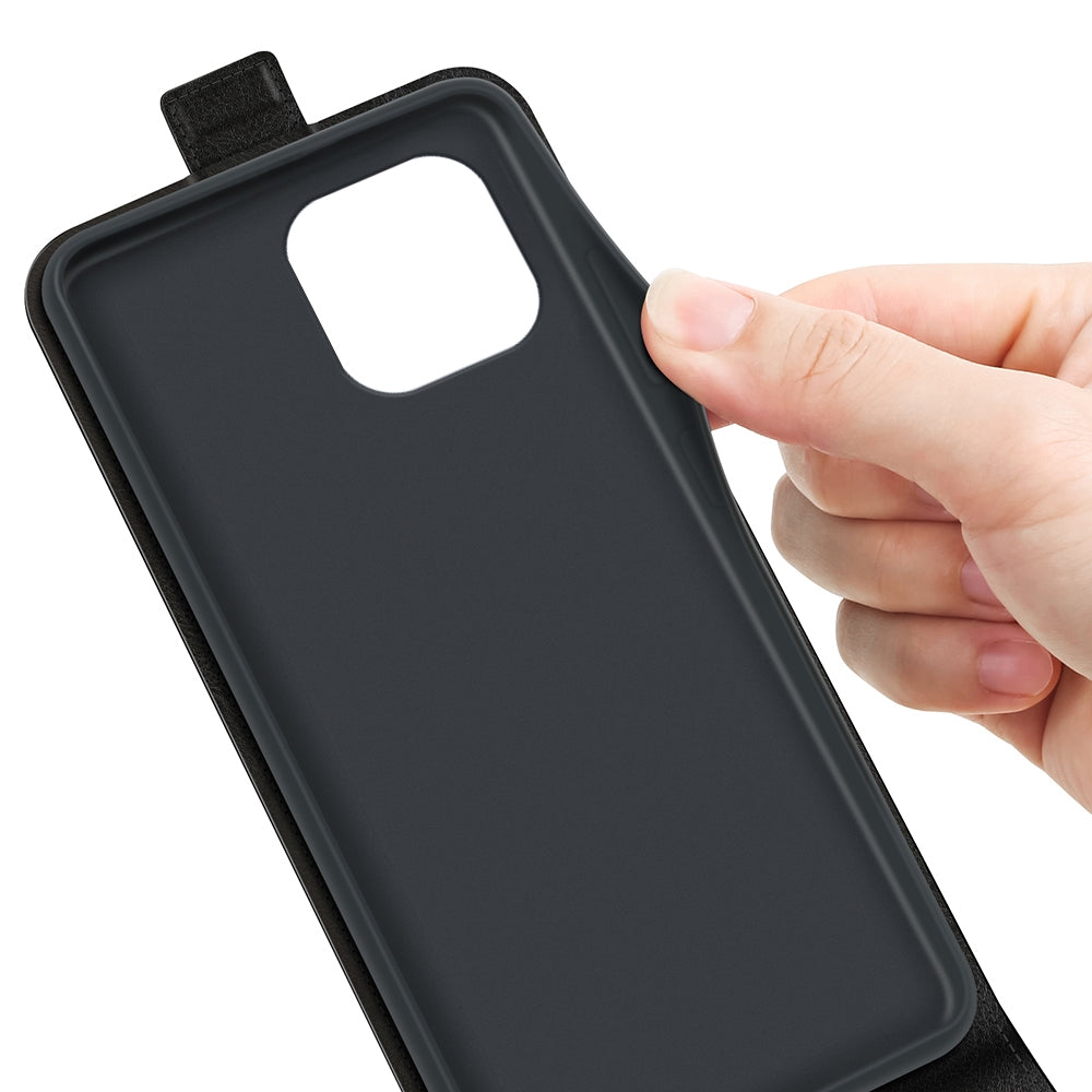 Apple iPhone 15 Texture Vertical Flip Leather Wallet Case with Card Slot, PU TPU Shockproof Protective Cover, Anti-Drop Magnetic Folio Phone Case