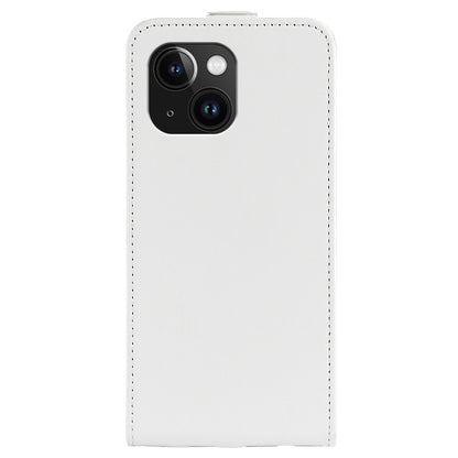 Apple iPhone 15 Texture Vertical Flip Leather Wallet Case with Card Slot, PU TPU Shockproof Protective Cover, Anti-Drop Magnetic Folio Phone Case