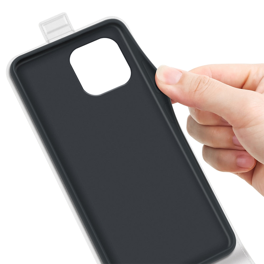 Apple iPhone 15 Texture Vertical Flip Leather Wallet Case with Card Slot, PU TPU Shockproof Protective Cover, Anti-Drop Magnetic Folio Phone Case