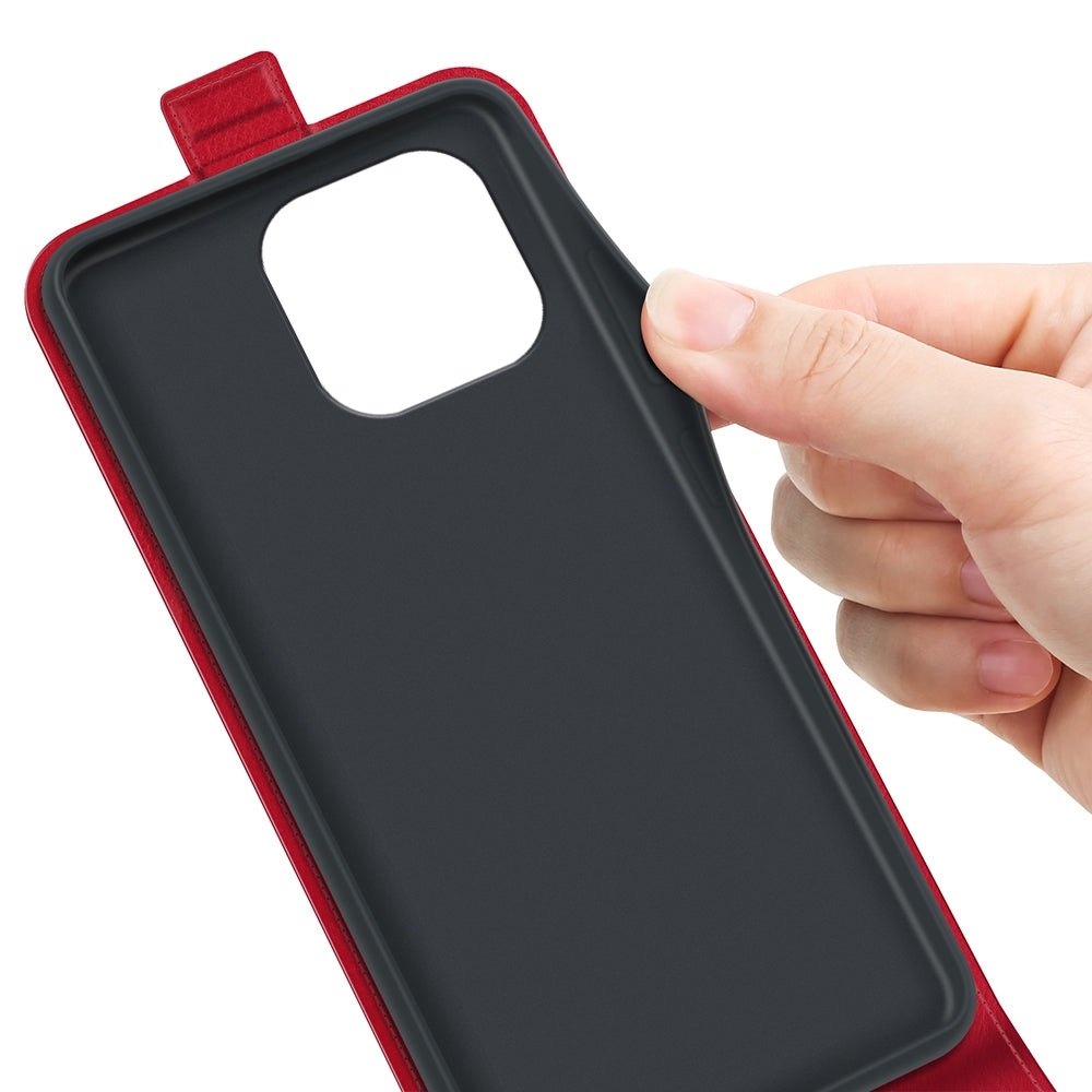 Apple iPhone 15 Pro Texture Vertical Flip Leather Wallet Case with Card Slot, PU TPU Shockproof Protective Cover, Anti-Drop Magnetic Folio Phone Case