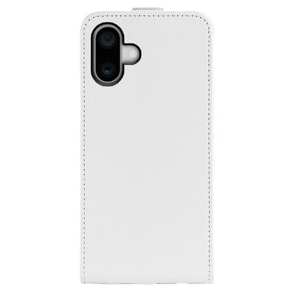 Apple iPhone 16 Plus Texture Vertical Flip Leather Wallet Case with Card Slot, PU TPU Shockproof Protective Cover, Anti-Drop Magnetic Folio Phone Case
