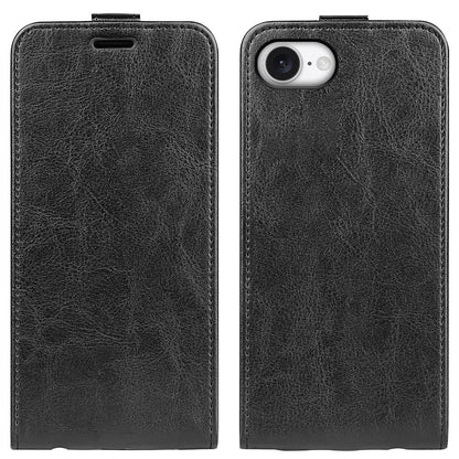 Apple iPhone 17e Texture Vertical Flip Leather Wallet Case with Card Slot, PU TPU Shockproof Protective Cover, Anti-Drop Magnetic Folio Phone Case