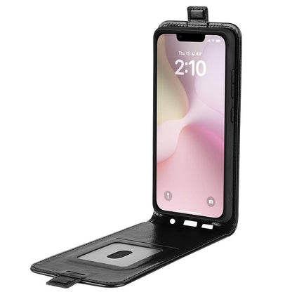 Apple iPhone 17e Texture Vertical Flip Leather Wallet Case with Card Slot, PU TPU Shockproof Protective Cover, Anti-Drop Magnetic Folio Phone Case