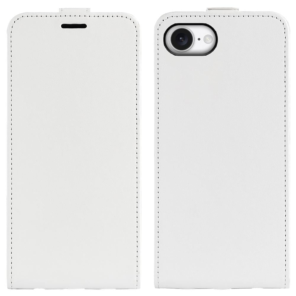 Apple iPhone 17e Texture Vertical Flip Leather Wallet Case with Card Slot, PU TPU Shockproof Protective Cover, Anti-Drop Magnetic Folio Phone Case