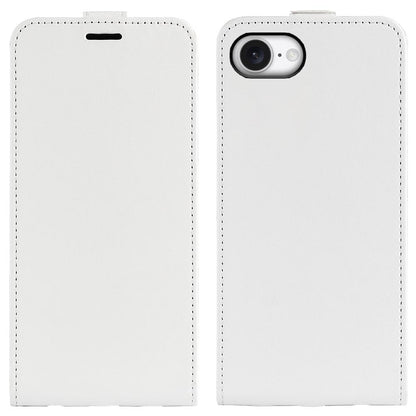 Apple iPhone 17e Texture Vertical Flip Leather Wallet Case with Card Slot, PU TPU Shockproof Protective Cover, Anti-Drop Magnetic Folio Phone Case
