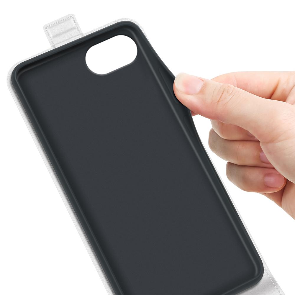 Apple iPhone 17e Texture Vertical Flip Leather Wallet Case with Card Slot, PU TPU Shockproof Protective Cover, Anti-Drop Magnetic Folio Phone Case