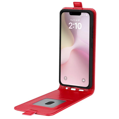 Apple iPhone 17e Texture Vertical Flip Leather Wallet Case with Card Slot, PU TPU Shockproof Protective Cover, Anti-Drop Magnetic Folio Phone Case
