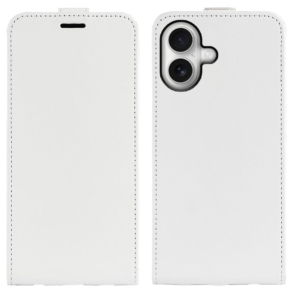 Apple iPhone 17 Texture Vertical Flip Leather Wallet Case with Card Slot, PU TPU Shockproof Protective Cover, Anti-Drop Magnetic Folio Phone Case