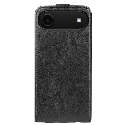 Apple iPhone Air Texture Vertical Flip Leather Wallet Case with Card Slot, PU TPU Shockproof Protective Cover, Anti-Drop Magnetic Folio Phone Case