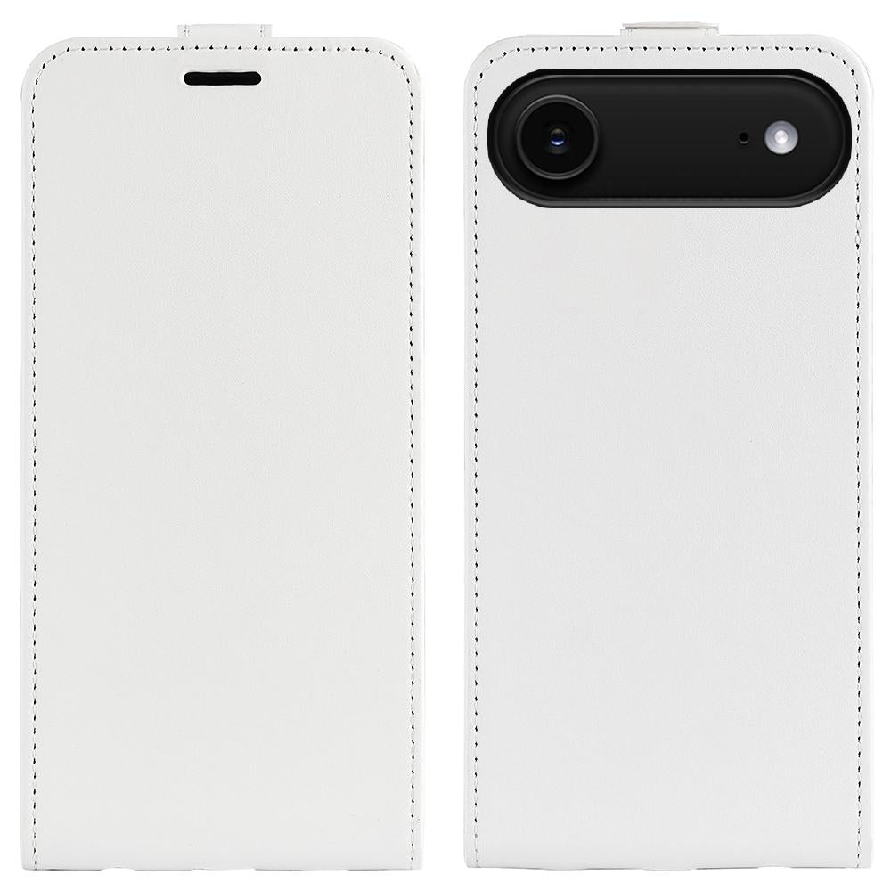 Apple iPhone Air Texture Vertical Flip Leather Wallet Case with Card Slot, PU TPU Shockproof Protective Cover, Anti-Drop Magnetic Folio Phone Case