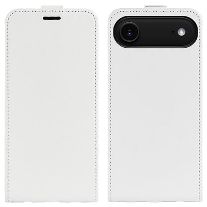 Apple iPhone Air Texture Vertical Flip Leather Wallet Case with Card Slot, PU TPU Shockproof Protective Cover, Anti-Drop Magnetic Folio Phone Case