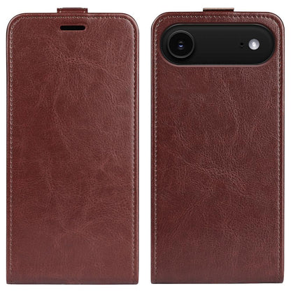 Apple iPhone Air Texture Vertical Flip Leather Wallet Case with Card Slot, PU TPU Shockproof Protective Cover, Anti-Drop Magnetic Folio Phone Case