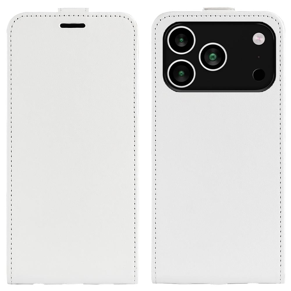 Apple iPhone 17 Pro Max Texture Vertical Flip Leather Wallet Case with Card Slot, PU TPU Shockproof Protective Cover, Anti-Drop Magnetic Folio Phone Case