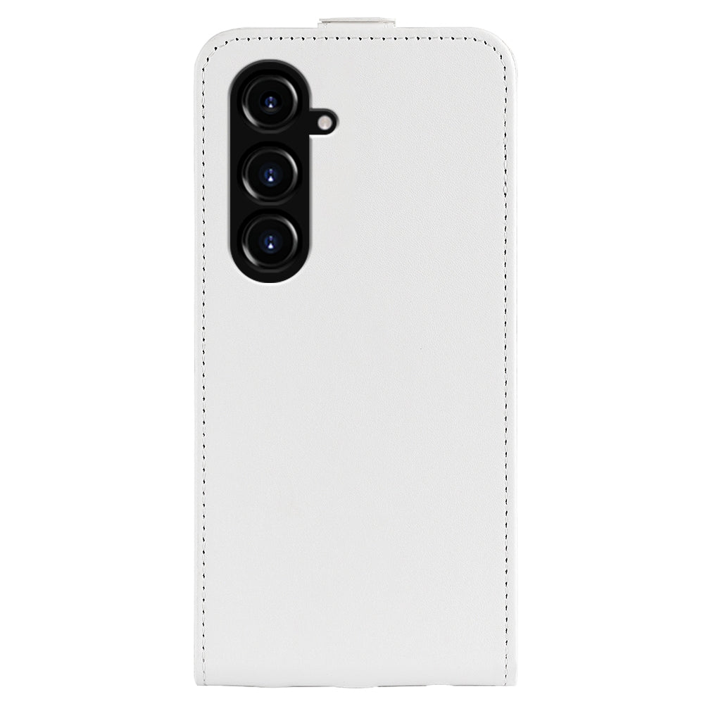 Samsung Galaxy S23 FE 5G Texture Vertical Flip Leather Wallet Case with Card Slot, PU TPU Shockproof Protective Cover, Anti-Drop Magnetic Folio Phone Case