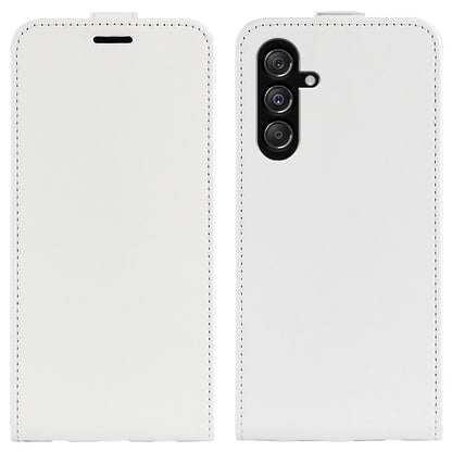 Samsung Galaxy M34 5G Texture Vertical Flip Leather Wallet Case with Card Slot, PU TPU Shockproof Protective Cover, Anti-Drop Magnetic Folio Phone Case