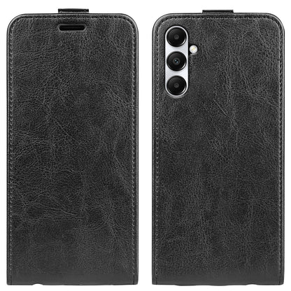 Samsung Galaxy A05s Texture Vertical Flip Leather Wallet Case with Card Slot, PU TPU Shockproof Protective Cover, Anti-Drop Magnetic Folio Phone Case