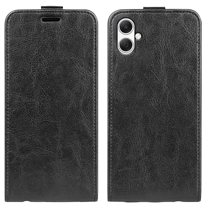 Samsung Galaxy A05 Texture Vertical Flip Leather Wallet Case with Card Slot, PU TPU Shockproof Protective Cover, Anti-Drop Magnetic Folio Phone Case