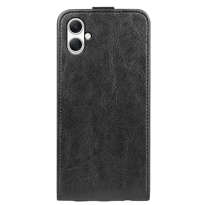 Samsung Galaxy A05 Texture Vertical Flip Leather Wallet Case with Card Slot, PU TPU Shockproof Protective Cover, Anti-Drop Magnetic Folio Phone Case