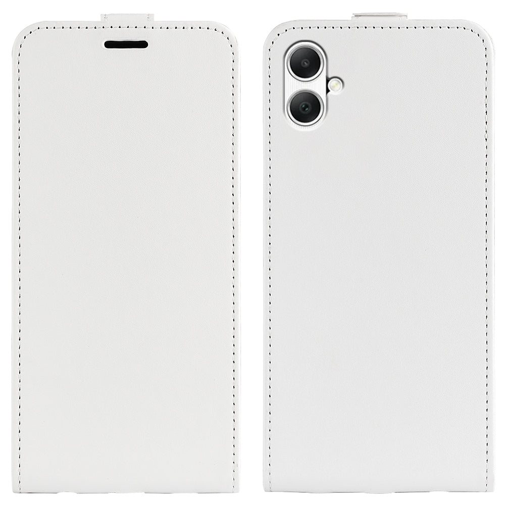 Samsung Galaxy A05 Texture Vertical Flip Leather Wallet Case with Card Slot, PU TPU Shockproof Protective Cover, Anti-Drop Magnetic Folio Phone Case