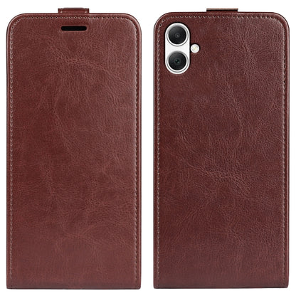 Samsung Galaxy A05 Texture Vertical Flip Leather Wallet Case with Card Slot, PU TPU Shockproof Protective Cover, Anti-Drop Magnetic Folio Phone Case