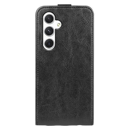 Samsung Galaxy S24 5G Texture Vertical Flip Leather Wallet Case with Card Slot, PU TPU Shockproof Protective Cover, Anti-Drop Magnetic Folio Phone Case
