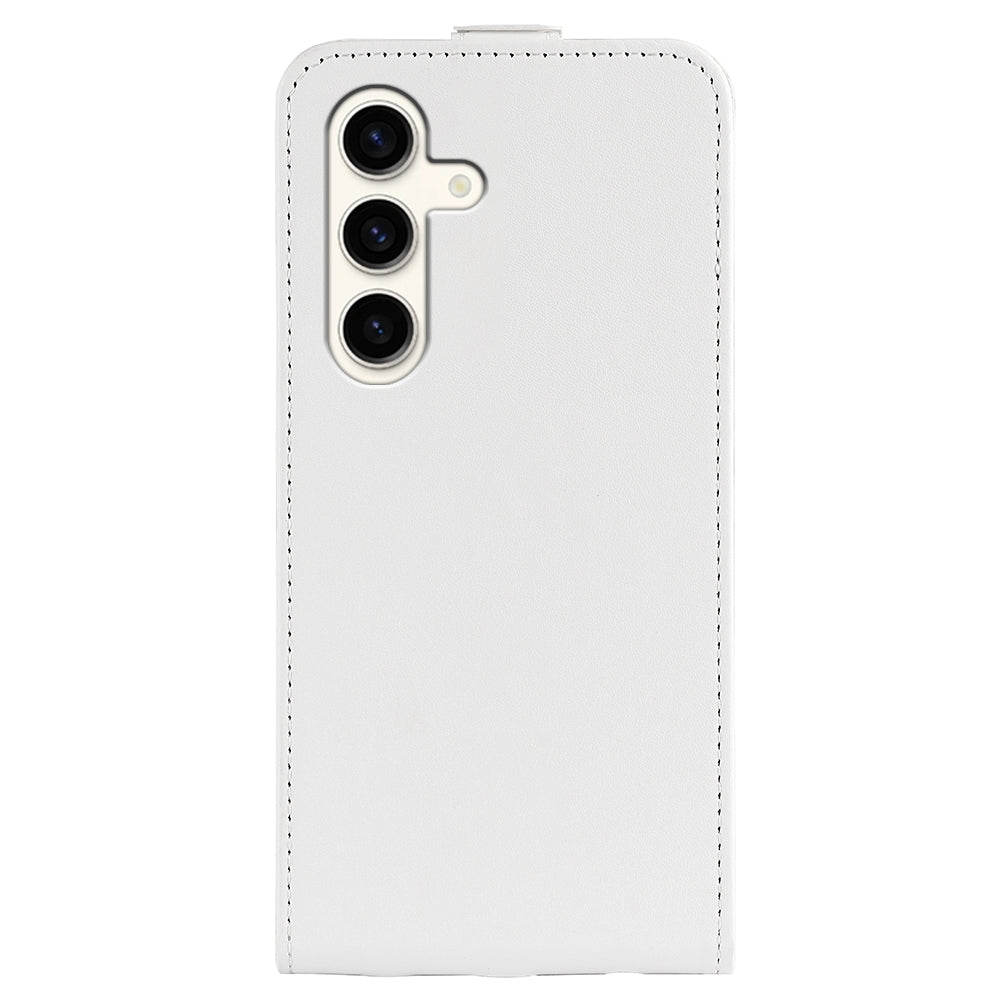 Samsung Galaxy S24 5G Texture Vertical Flip Leather Wallet Case with Card Slot, PU TPU Shockproof Protective Cover, Anti-Drop Magnetic Folio Phone Case