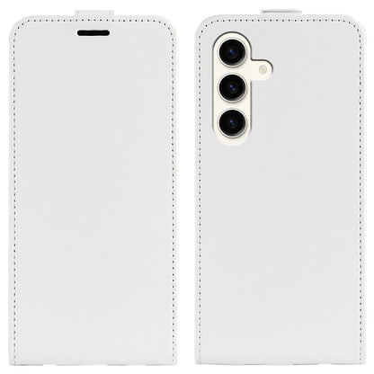 Samsung Galaxy S24+ 5G Texture Vertical Flip Leather Wallet Case with Card Slot, PU TPU Shockproof Protective Cover, Anti-Drop Magnetic Folio Phone Case