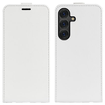 Samsung Galaxy S25 Ultra 5G Texture Vertical Flip Leather Wallet Case with Card Slot, PU TPU Shockproof Protective Cover, Anti-Drop Magnetic Folio Phone Case