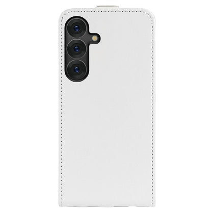 Samsung Galaxy S25 Ultra 5G Texture Vertical Flip Leather Wallet Case with Card Slot, PU TPU Shockproof Protective Cover, Anti-Drop Magnetic Folio Phone Case