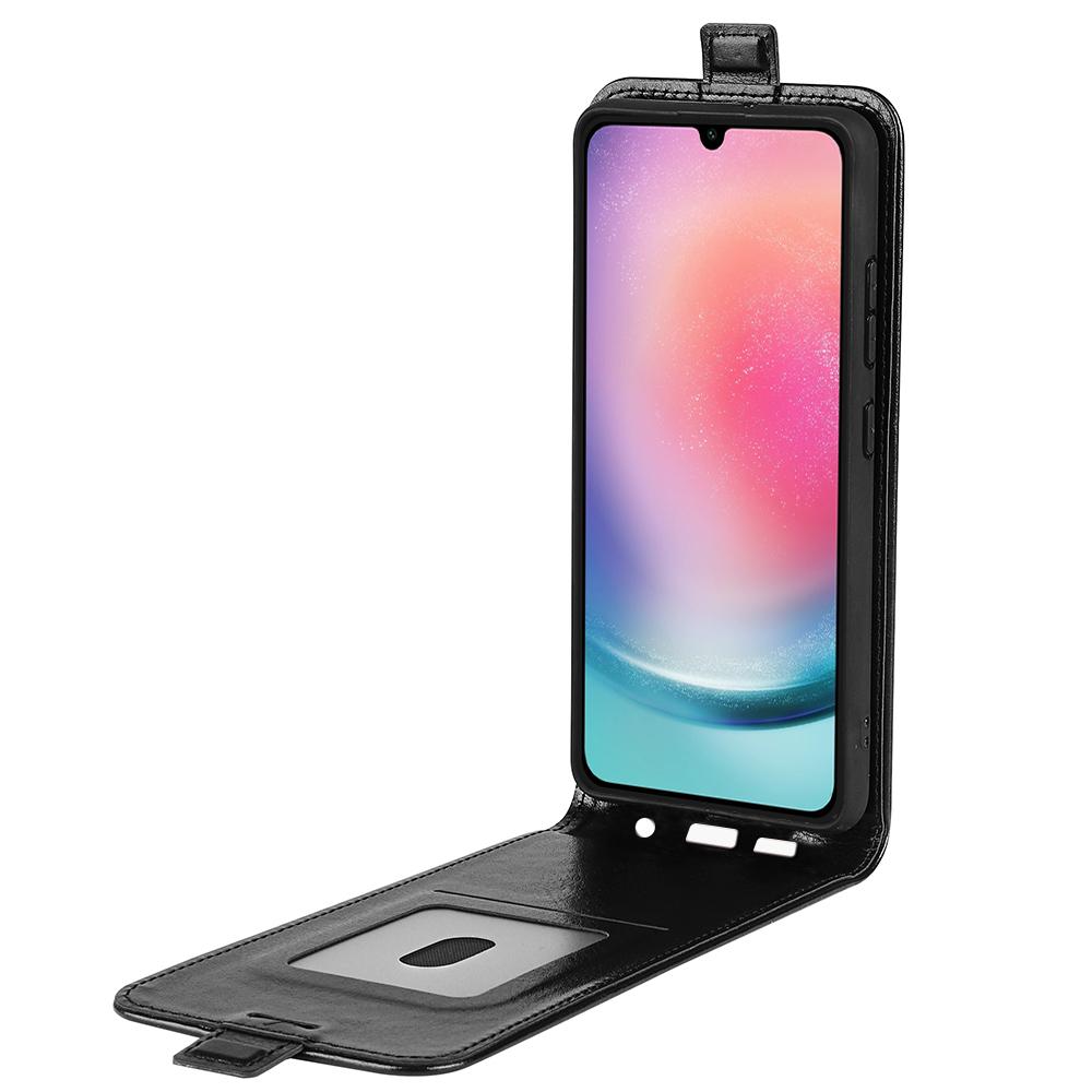 Samsung Galaxy A16 5G Texture Vertical Flip Leather Wallet Case with Card Slot, PU TPU Shockproof Protective Cover, Anti-Drop Magnetic Folio Phone Case