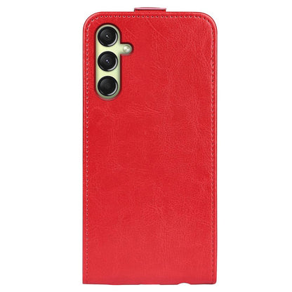 Samsung Galaxy A16 5G Texture Vertical Flip Leather Wallet Case with Card Slot, PU TPU Shockproof Protective Cover, Anti-Drop Magnetic Folio Phone Case