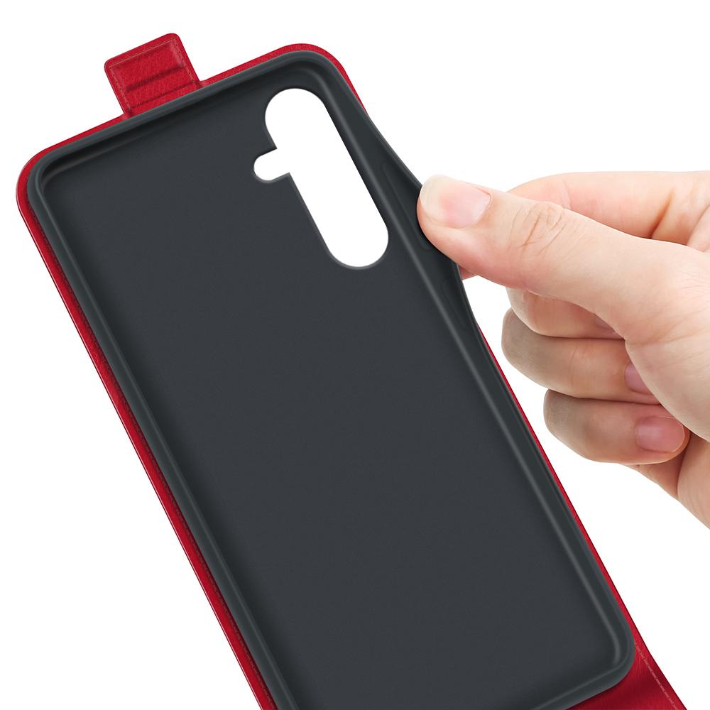 Samsung Galaxy A16 5G Texture Vertical Flip Leather Wallet Case with Card Slot, PU TPU Shockproof Protective Cover, Anti-Drop Magnetic Folio Phone Case
