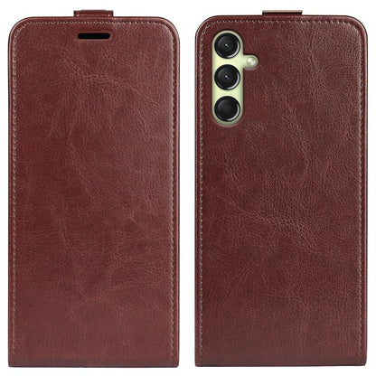Samsung Galaxy A16 5G Texture Vertical Flip Leather Wallet Case with Card Slot, PU TPU Shockproof Protective Cover, Anti-Drop Magnetic Folio Phone Case