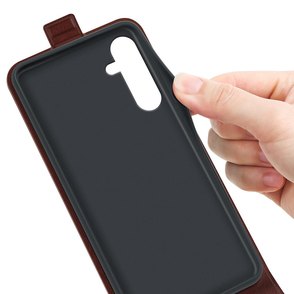 Samsung Galaxy A16 5G Texture Vertical Flip Leather Wallet Case with Card Slot, PU TPU Shockproof Protective Cover, Anti-Drop Magnetic Folio Phone Case