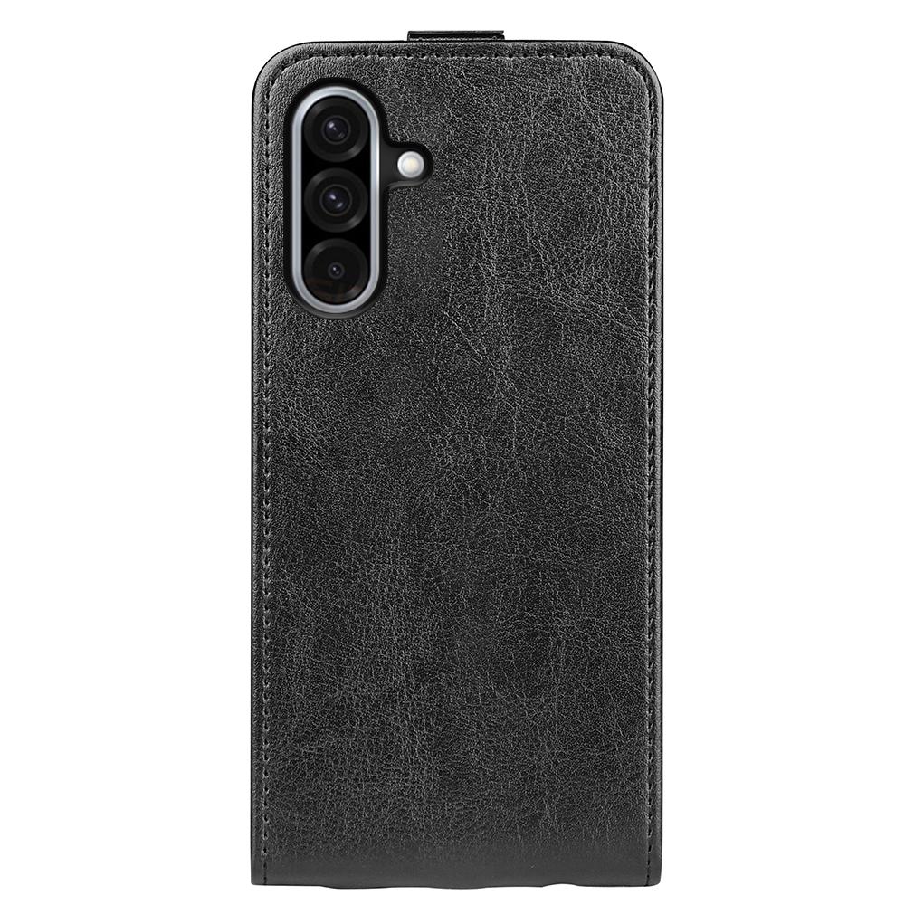 Samsung Galaxy A36 Texture Vertical Flip Leather Wallet Case with Card Slot, PU TPU Shockproof Protective Cover, Anti-Drop Magnetic Folio Phone Case