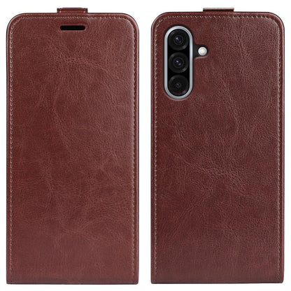 Samsung Galaxy A36 Texture Vertical Flip Leather Wallet Case with Card Slot, PU TPU Shockproof Protective Cover, Anti-Drop Magnetic Folio Phone Case