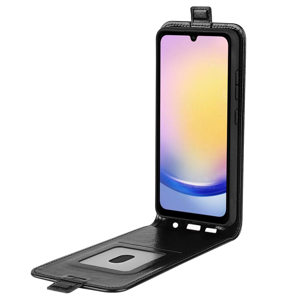 Samsung Galaxy A26 5G Texture Vertical Flip Leather Wallet Case with Card Slot, PU TPU Shockproof Protective Cover, Anti-Drop Magnetic Folio Phone Case