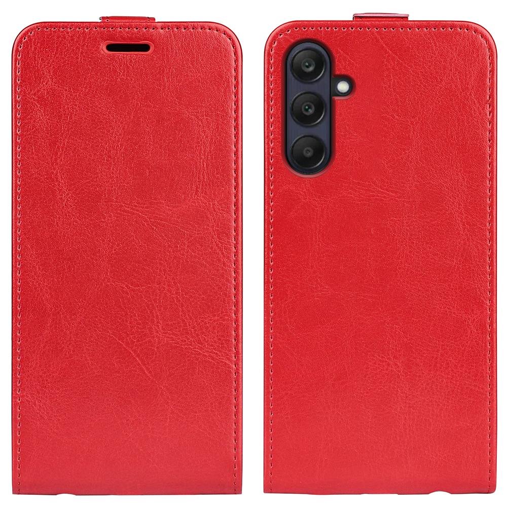 Samsung Galaxy A26 5G Texture Vertical Flip Leather Wallet Case with Card Slot, PU TPU Shockproof Protective Cover, Anti-Drop Magnetic Folio Phone Case