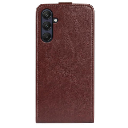 Samsung Galaxy A26 5G Texture Vertical Flip Leather Wallet Case with Card Slot, PU TPU Shockproof Protective Cover, Anti-Drop Magnetic Folio Phone Case