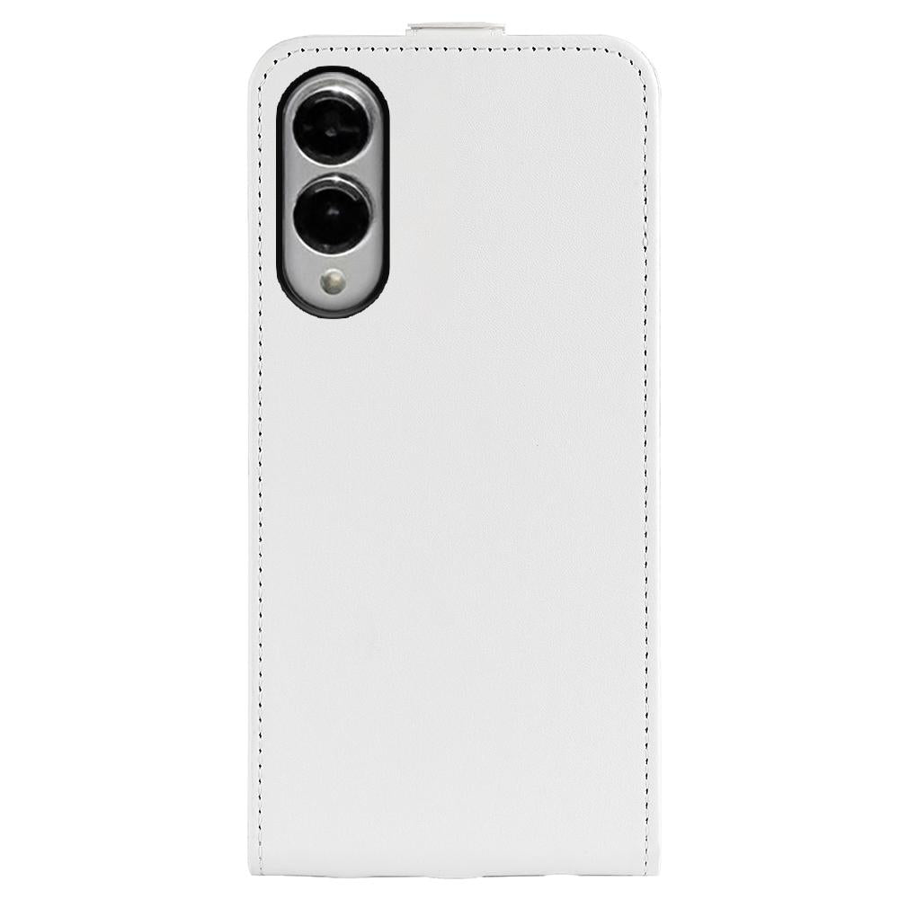 Samsung Galaxy S25 Edge 5G Texture Vertical Flip Leather Wallet Case with Card Slot, PU TPU Shockproof Protective Cover, Anti-Drop Magnetic Folio Phone Case
