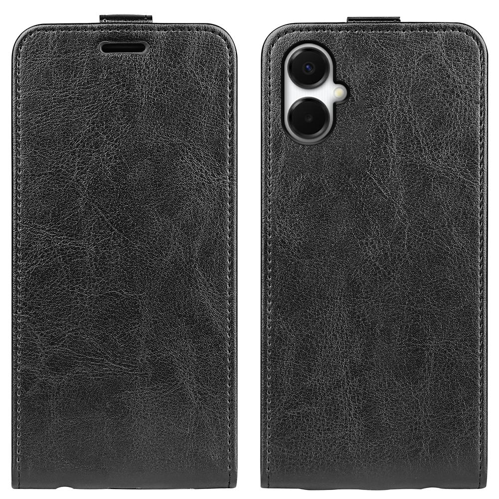 Samsung Galaxy A06 5G Texture Vertical Flip Leather Wallet Case with Card Slot, PU TPU Shockproof Protective Cover, Anti-Drop Magnetic Folio Phone Case